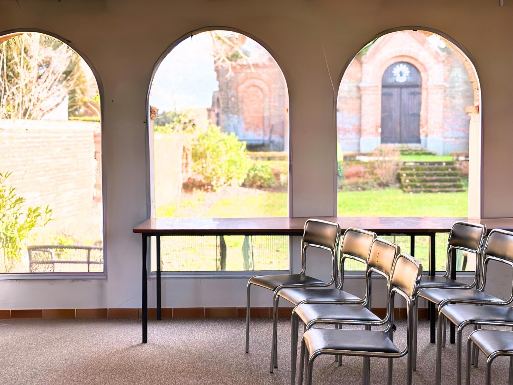 Hotellerie De L'Abbaye Bellegarde-Sainte-Marie エクステリア 写真